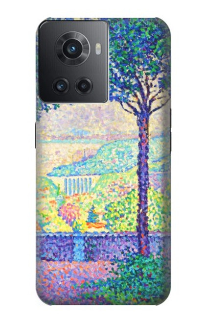 W3349 Paul Signac Terrasse de Meudon Etui Coque Housse et Flip Housse Cuir pour OnePlus Ace