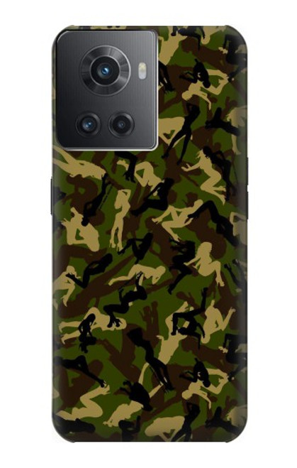 W3356 Camo camouflage de fille Etui Coque Housse et Flip Housse Cuir pour OnePlus Ace