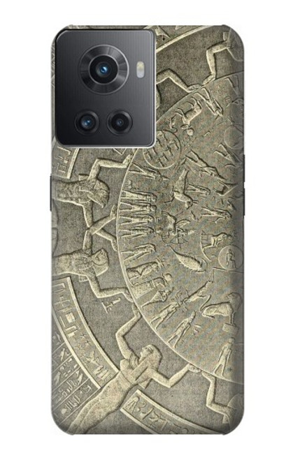 W3396 Dendérah Zodiaque Egypte ancienne Etui Coque Housse et Flip Housse Cuir pour OnePlus Ace