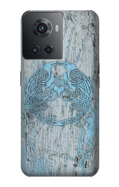 W3829 Huginn et Muninn Twin Ravens Norse Etui Coque Housse et Flip Housse Cuir pour OnePlus Ace