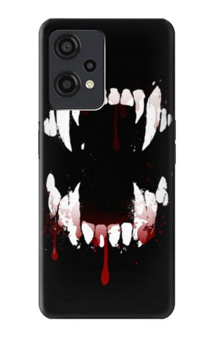 W3527 dents de vampire Etui Coque Housse et Flip Housse Cuir pour OnePlus Nord CE 2 Lite 5G