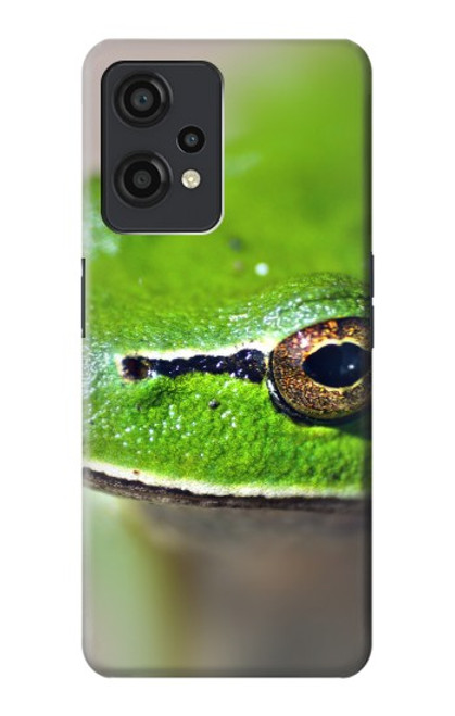 W3845 Grenouille verte Etui Coque Housse et Flip Housse Cuir pour OnePlus Nord CE 2 Lite 5G