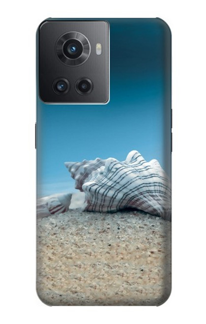 W3213 Coquilles de mer sous la mer Etui Coque Housse et Flip Housse Cuir pour OnePlus 10R