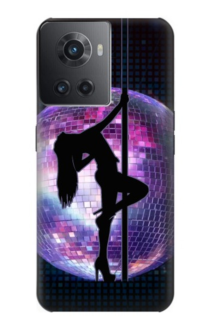 W3284 Disco Pole Fille Danse Etui Coque Housse et Flip Housse Cuir pour OnePlus 10R