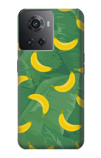 W3286 Motif banane Etui Coque Housse et Flip Housse Cuir pour OnePlus 10R