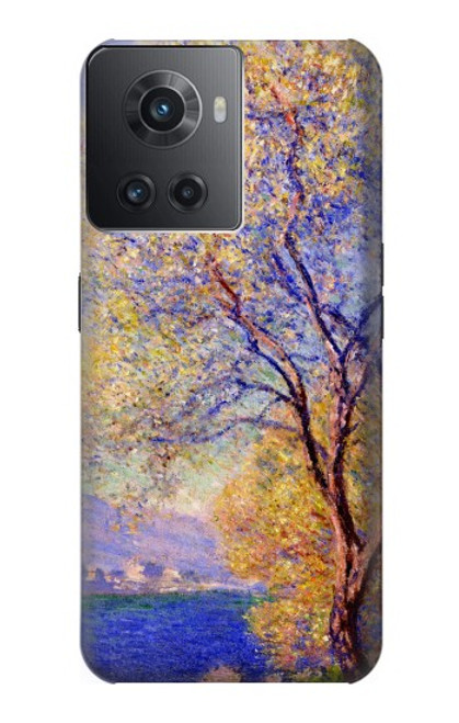 W3339 Claude Monet Antibes vue des jardins Salis Etui Coque Housse et Flip Housse Cuir pour OnePlus 10R