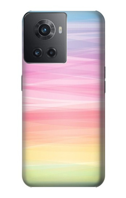 W3507 Coloré Arc-en-ciel pastel Etui Coque Housse et Flip Housse Cuir pour OnePlus 10R