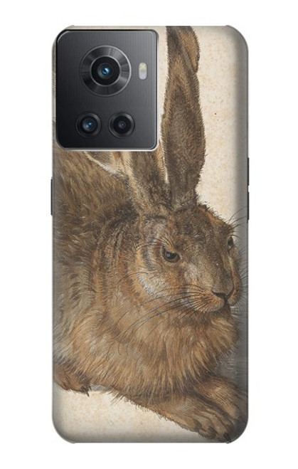 W3781 Albrecht Durer Young Hare Etui Coque Housse et Flip Housse Cuir pour OnePlus 10R