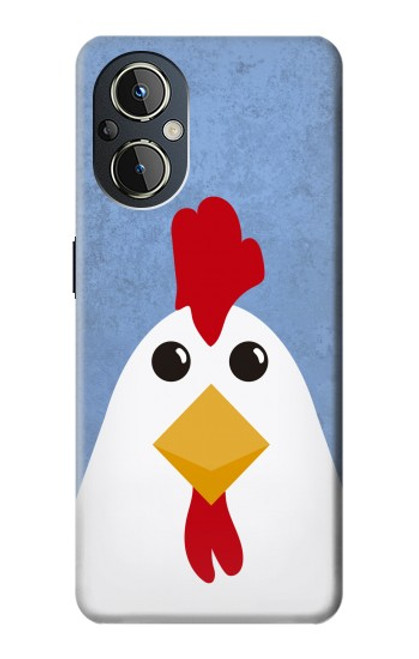 W3254 Poulet Dessin animé Etui Coque Housse et Flip Housse Cuir pour OnePlus Nord N20 5G