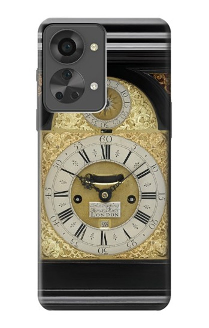 W3144 Support Antique Horloge Etui Coque Housse et Flip Housse Cuir pour OnePlus Nord 2T