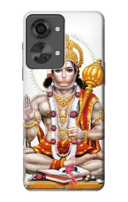 W3186 Hanuman Chalisa Hindi Hindu Etui Coque Housse et Flip Housse Cuir pour OnePlus Nord 2T