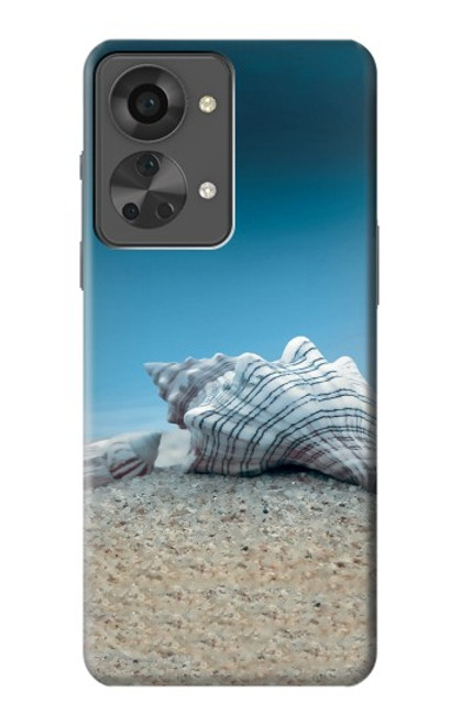 W3213 Coquilles de mer sous la mer Etui Coque Housse et Flip Housse Cuir pour OnePlus Nord 2T