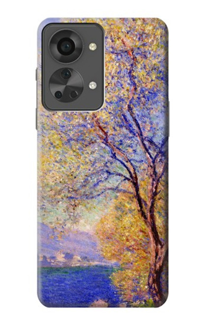 W3339 Claude Monet Antibes vue des jardins Salis Etui Coque Housse et Flip Housse Cuir pour OnePlus Nord 2T