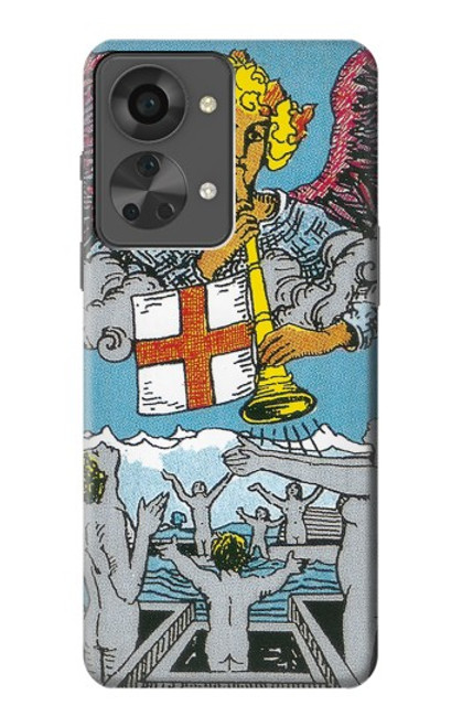 W3743 Carte de tarot le jugement Etui Coque Housse et Flip Housse Cuir pour OnePlus Nord 2T