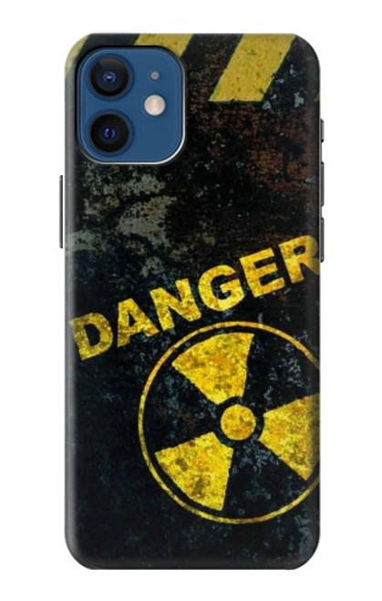 W3891 Risque nucléaire Danger Etui Coque Housse et Flip Housse Cuir pour iPhone 12 mini