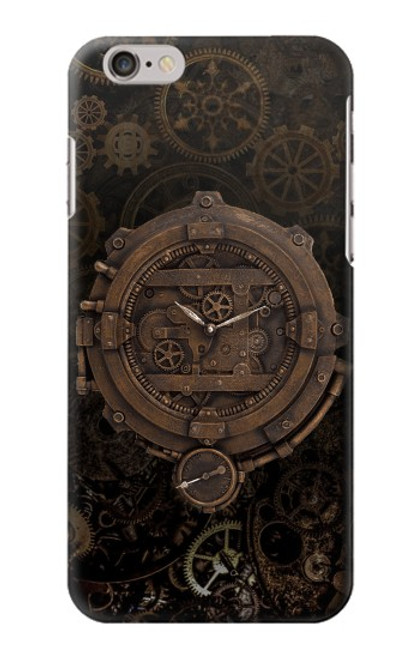 W3902 Horloge Steampunk Etui Coque Housse et Flip Housse Cuir pour iPhone 6 6S