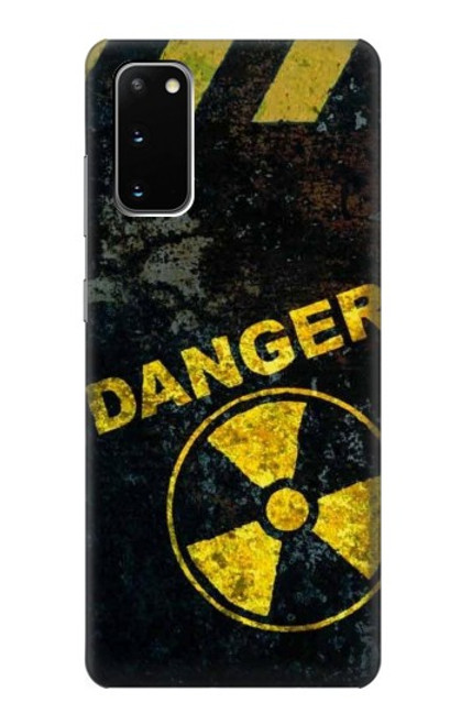 W3891 Risque nucléaire Danger Etui Coque Housse et Flip Housse Cuir pour Samsung Galaxy S20