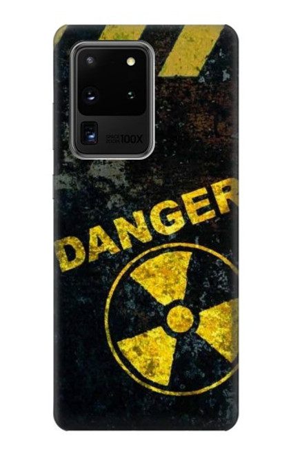 W3891 Risque nucléaire Danger Etui Coque Housse et Flip Housse Cuir pour Samsung Galaxy S20 Ultra