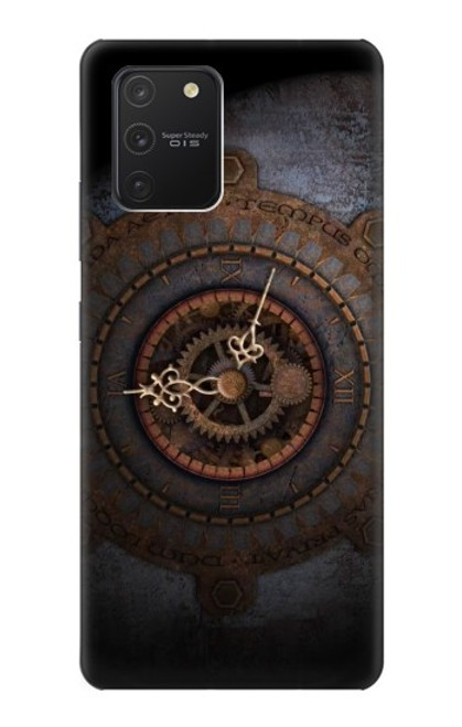 W3908 Horloge Vintage Etui Coque Housse et Flip Housse Cuir pour Samsung Galaxy S10 Lite