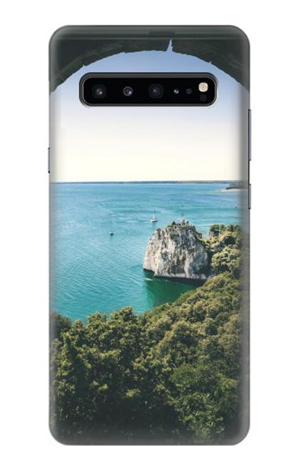 W3865 Europe Plage Duino Italie Etui Coque Housse et Flip Housse Cuir pour Samsung Galaxy S10 5G