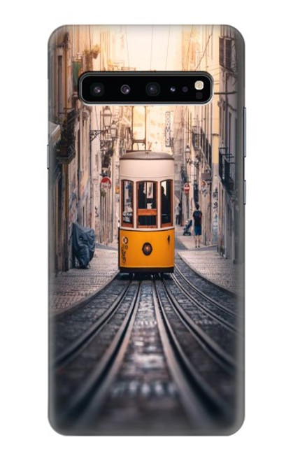 W3867 Tramways à Lisbonne Etui Coque Housse et Flip Housse Cuir pour Samsung Galaxy S10 5G
