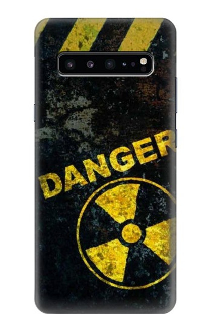 W3891 Risque nucléaire Danger Etui Coque Housse et Flip Housse Cuir pour Samsung Galaxy S10 5G