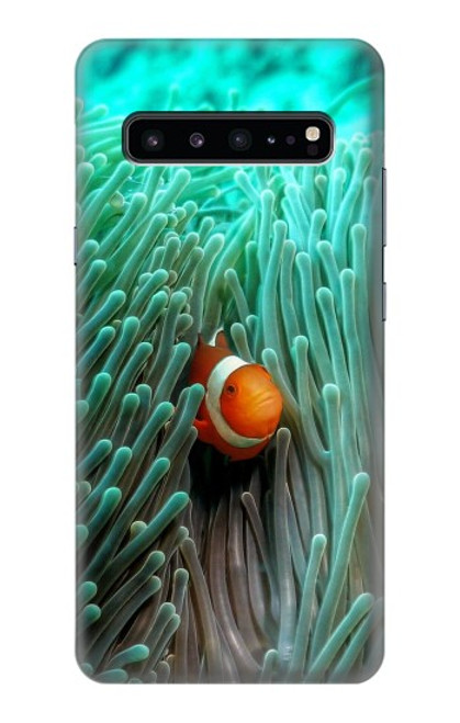 W3893 Poisson-clown Ocellaris Etui Coque Housse et Flip Housse Cuir pour Samsung Galaxy S10 5G