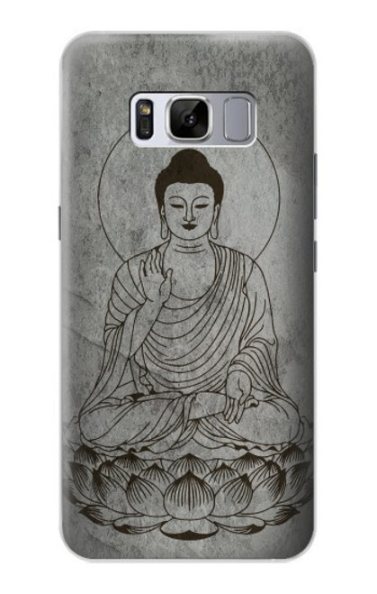 W3873 Dessin au trait Bouddha Etui Coque Housse et Flip Housse Cuir pour Samsung Galaxy S8 Plus