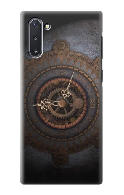 W3908 Horloge Vintage Etui Coque Housse et Flip Housse Cuir pour Samsung Galaxy Note 10