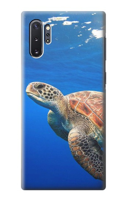 W3898 Tortue de mer Etui Coque Housse et Flip Housse Cuir pour Samsung Galaxy Note 10 Plus