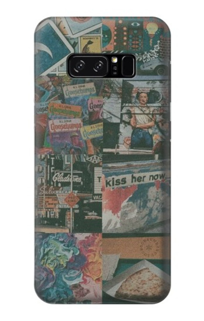 W3909 Affiche ancienne Etui Coque Housse et Flip Housse Cuir pour Note 8 Samsung Galaxy Note8