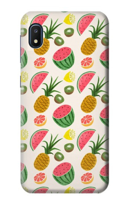 W3883 Motif de fruits Etui Coque Housse et Flip Housse Cuir pour Samsung Galaxy A10e