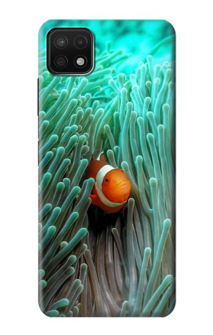 W3893 Poisson-clown Ocellaris Etui Coque Housse et Flip Housse Cuir pour Samsung Galaxy A22 5G