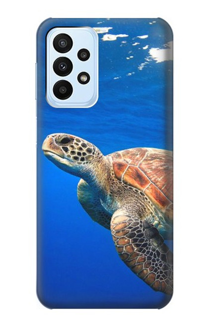 W3898 Tortue de mer Etui Coque Housse et Flip Housse Cuir pour Samsung Galaxy A23