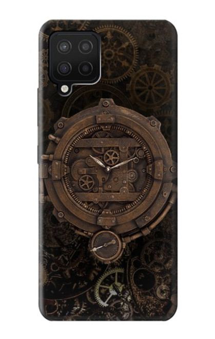 W3902 Horloge Steampunk Etui Coque Housse et Flip Housse Cuir pour Samsung Galaxy A42 5G