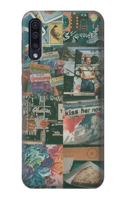 W3909 Affiche ancienne Etui Coque Housse et Flip Housse Cuir pour Samsung Galaxy A70