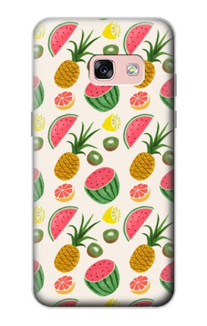 W3883 Motif de fruits Etui Coque Housse et Flip Housse Cuir pour Samsung Galaxy A3 (2017)