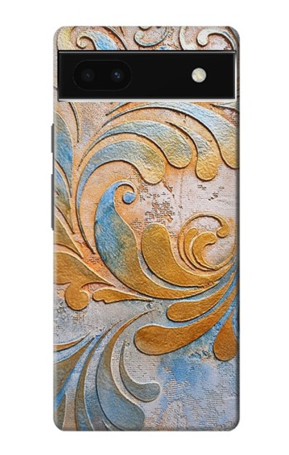 W3875 Tapis vintage en toile Etui Coque Housse et Flip Housse Cuir pour Google Pixel 6a