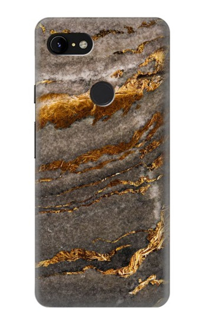 W3886 Rocher de marbre gris Etui Coque Housse et Flip Housse Cuir pour Google Pixel 3 XL