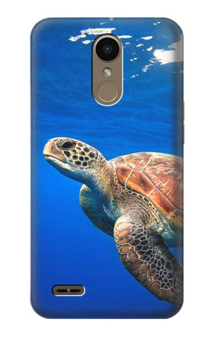 W3898 Tortue de mer Etui Coque Housse et Flip Housse Cuir pour LG K10 (2018), LG K30