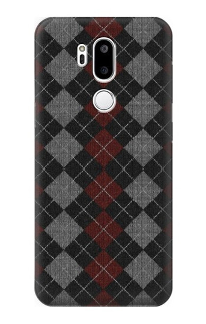 W3907 Texture de chandail Etui Coque Housse et Flip Housse Cuir pour LG G7 ThinQ