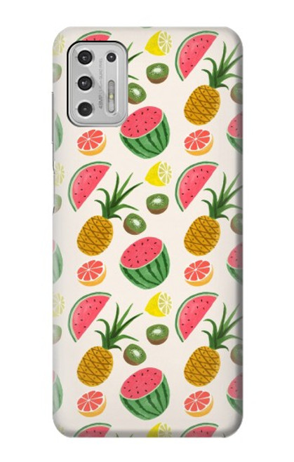 W3883 Motif de fruits Etui Coque Housse et Flip Housse Cuir pour Motorola Moto G Stylus (2021)