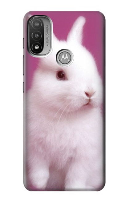 W3870 Mignon bébé lapin Etui Coque Housse et Flip Housse Cuir pour Motorola Moto E20,E30,E40