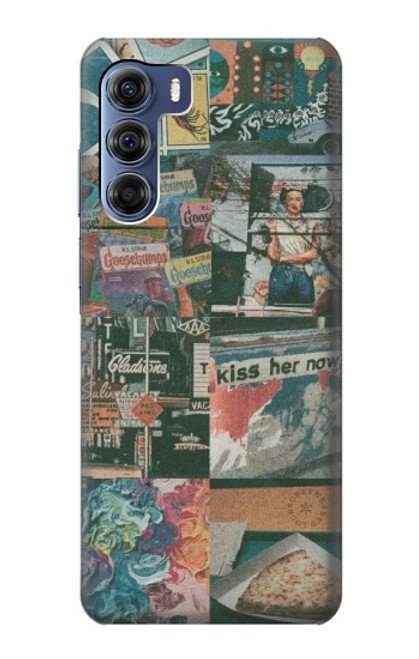 W3909 Affiche ancienne Etui Coque Housse et Flip Housse Cuir pour Motorola Edge S30