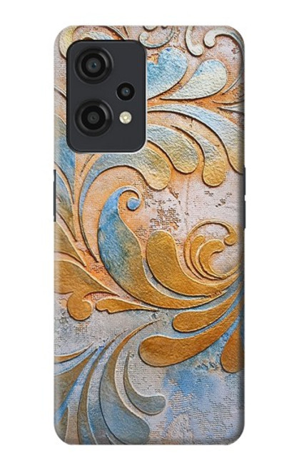 W3875 Tapis vintage en toile Etui Coque Housse et Flip Housse Cuir pour OnePlus Nord CE 2 Lite 5G