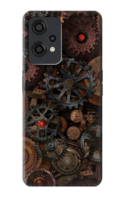 W3884 Engrenages Mécaniques Steampunk Etui Coque Housse et Flip Housse Cuir pour OnePlus Nord CE 2 Lite 5G