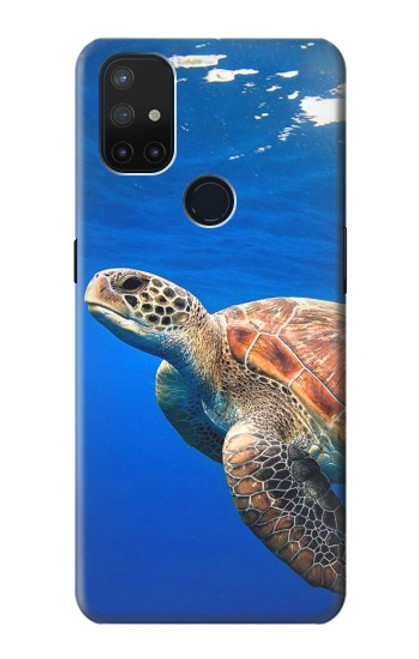 W3898 Tortue de mer Etui Coque Housse et Flip Housse Cuir pour OnePlus Nord N10 5G