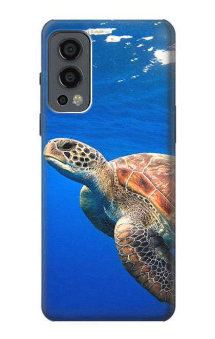 W3898 Tortue de mer Etui Coque Housse et Flip Housse Cuir pour OnePlus Nord 2 5G