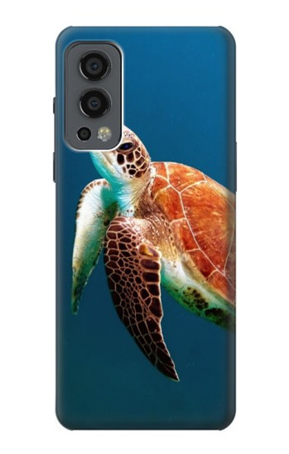 W3899 Tortue de mer Etui Coque Housse et Flip Housse Cuir pour OnePlus Nord 2 5G