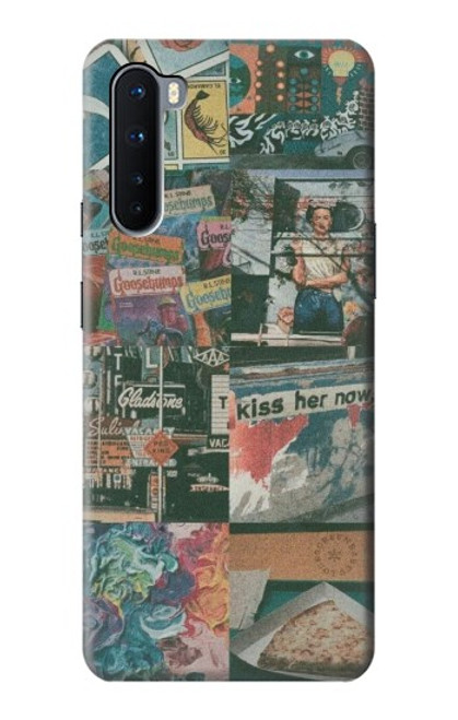 W3909 Affiche ancienne Etui Coque Housse et Flip Housse Cuir pour OnePlus Nord